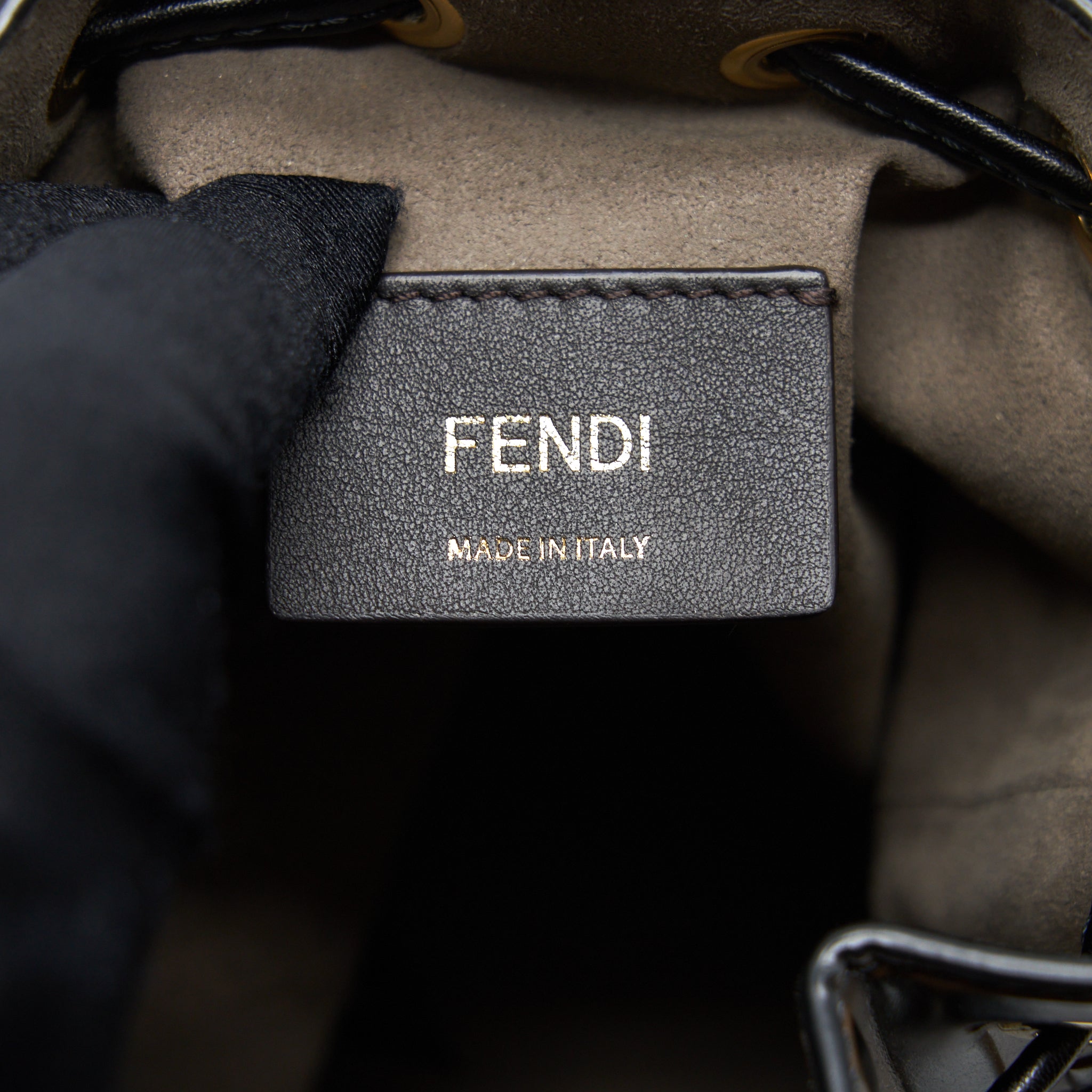 fendi-mon-tresor-mini-bucket-bag-black-brown-ghw