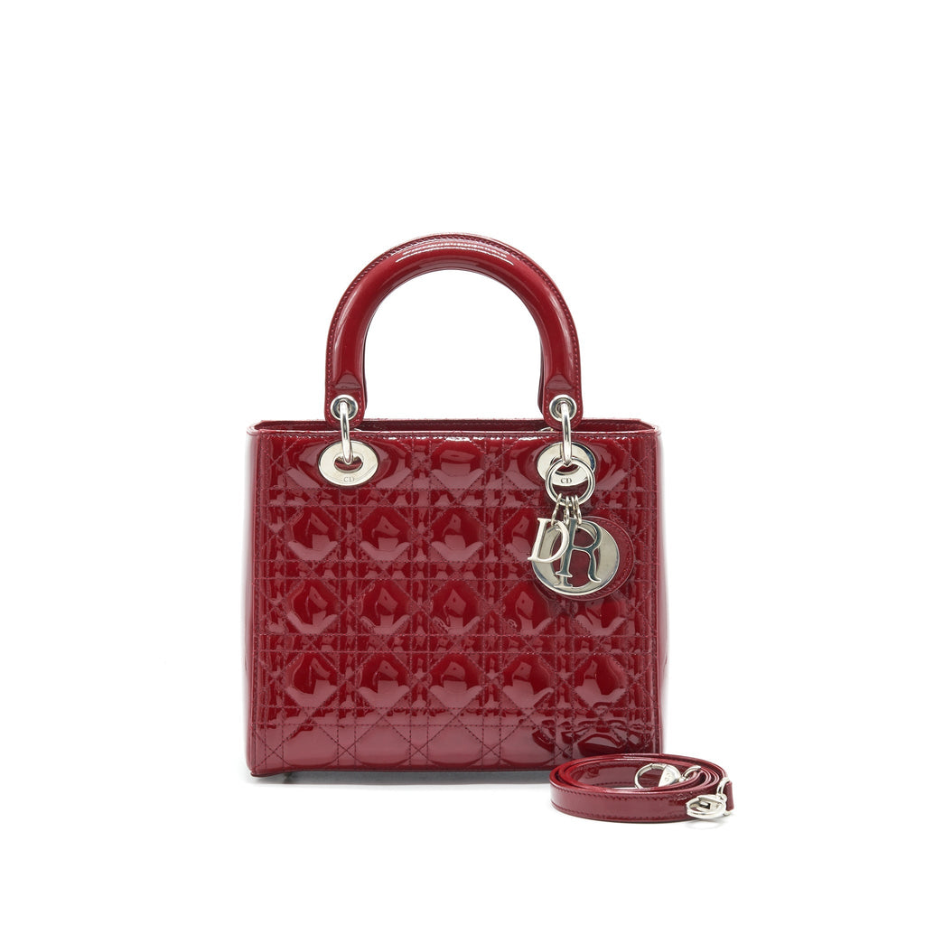christian-dior-medium-lady-dior-red-patent-leather-bag-shw