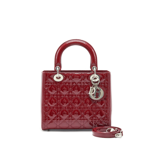 christian-dior-medium-lady-dior-red-patent-leather-bag-shw