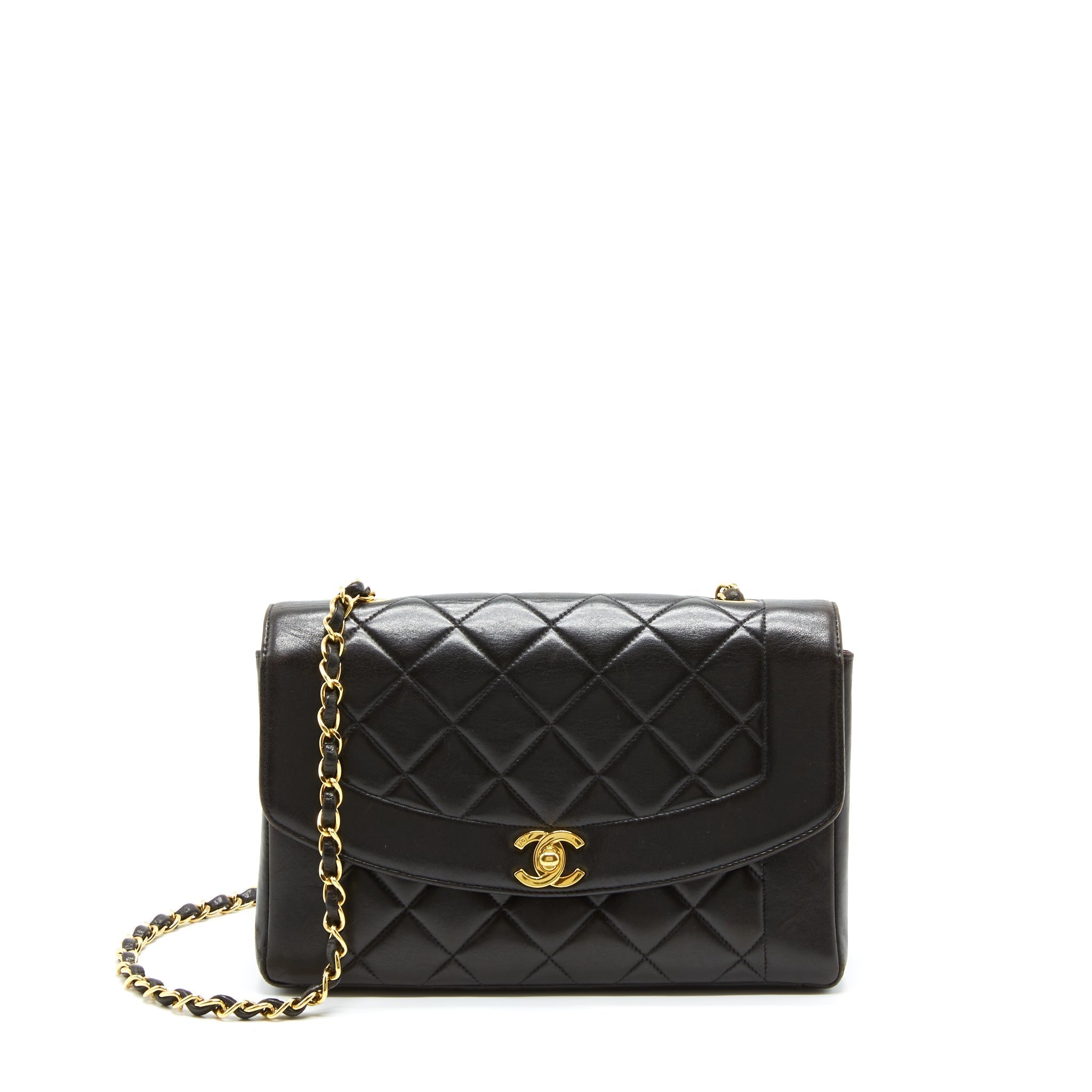 chanel-vintage-medium-diana-flap-bag-lambskin-black-ghw