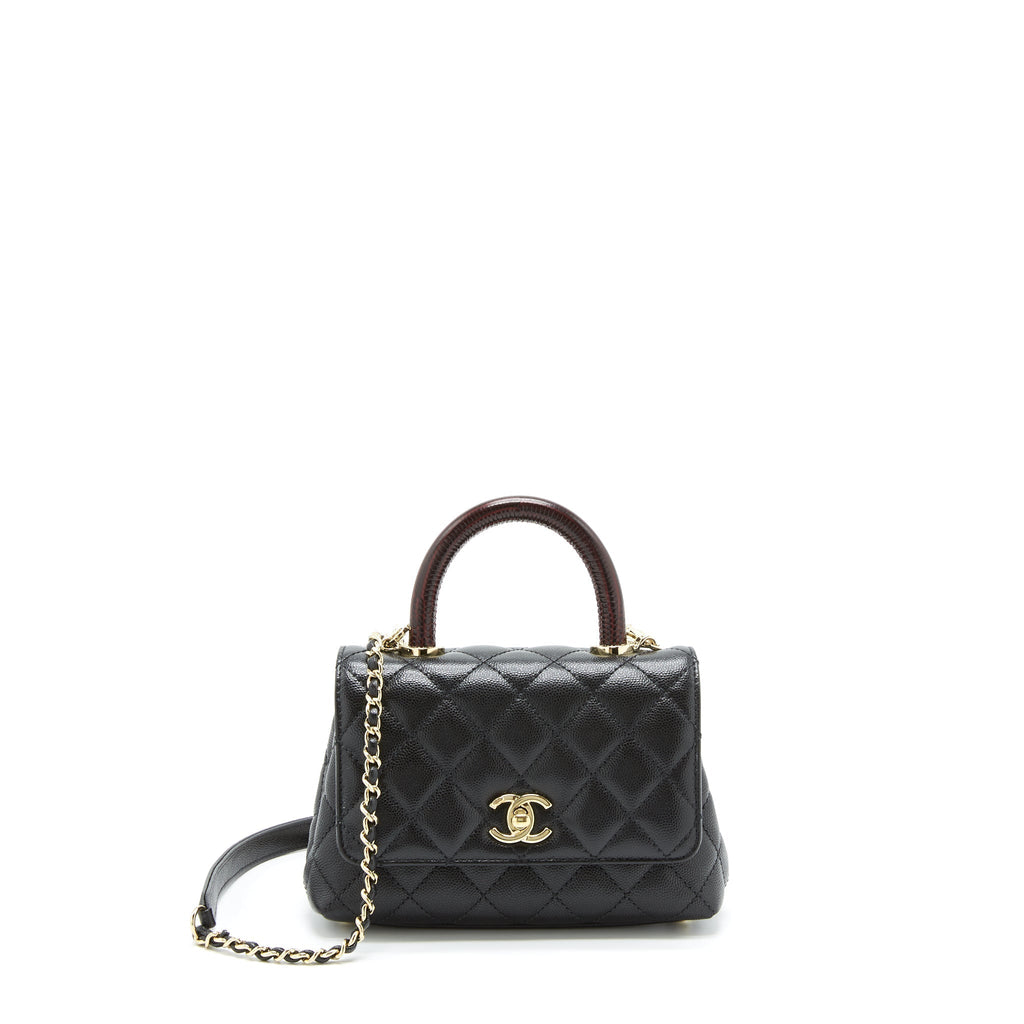 chanel-mini-coco-handle-flap-bag-caviar-black-with-burgundy-handle-lghw