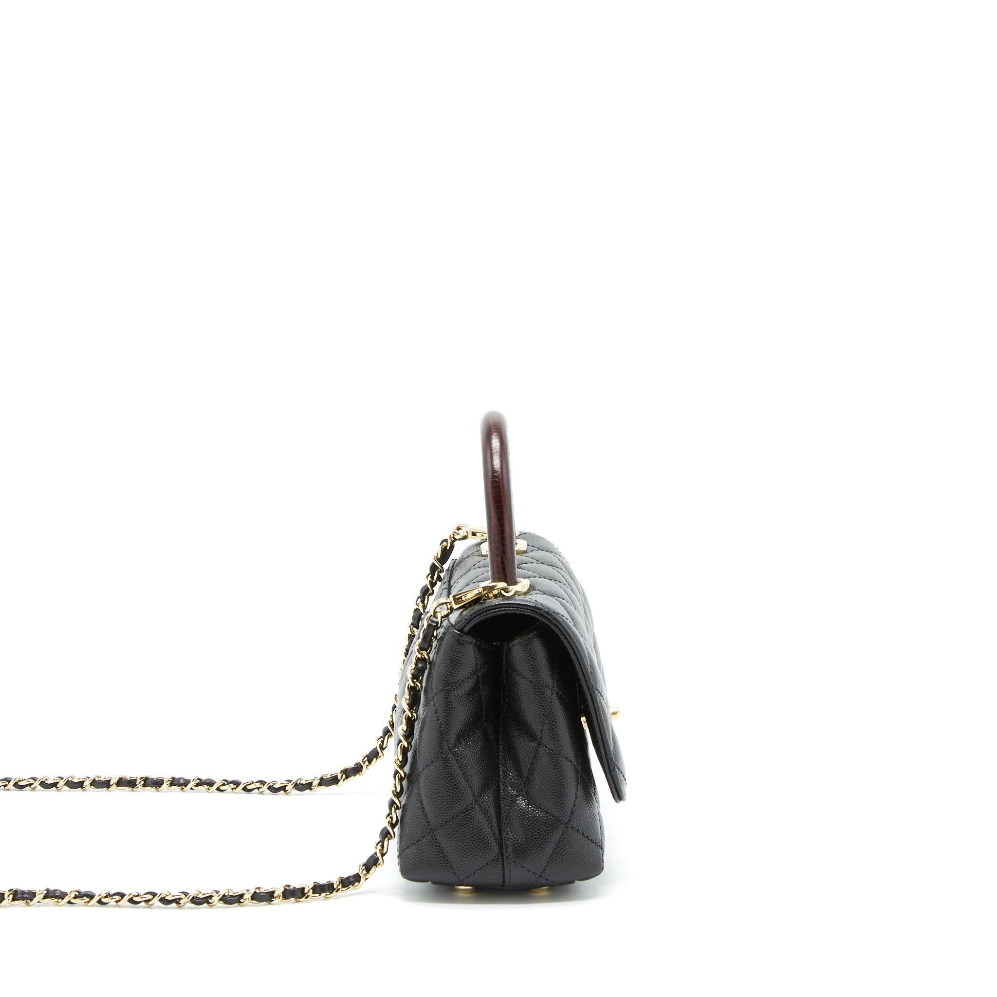 chanel-mini-coco-handle-flap-bag-caviar-black-with-burgundy-handle-lghw