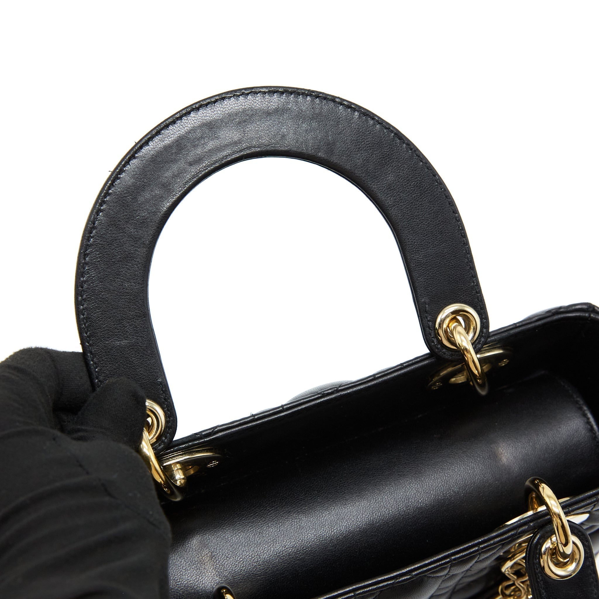 dior-small-lady-dior-lambskin-black-lghw