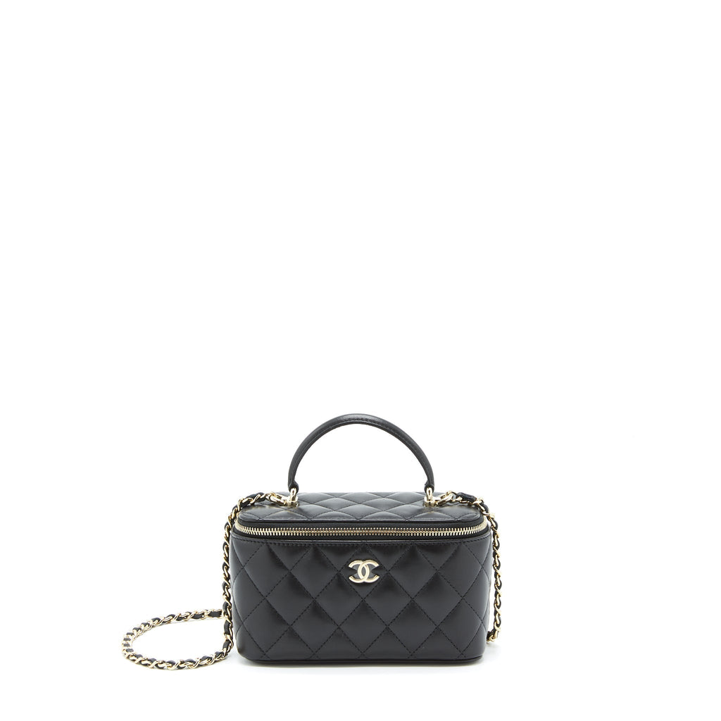 chanel-22a-top-handle-long-vanity-with-chain-lambskin-black-lghw