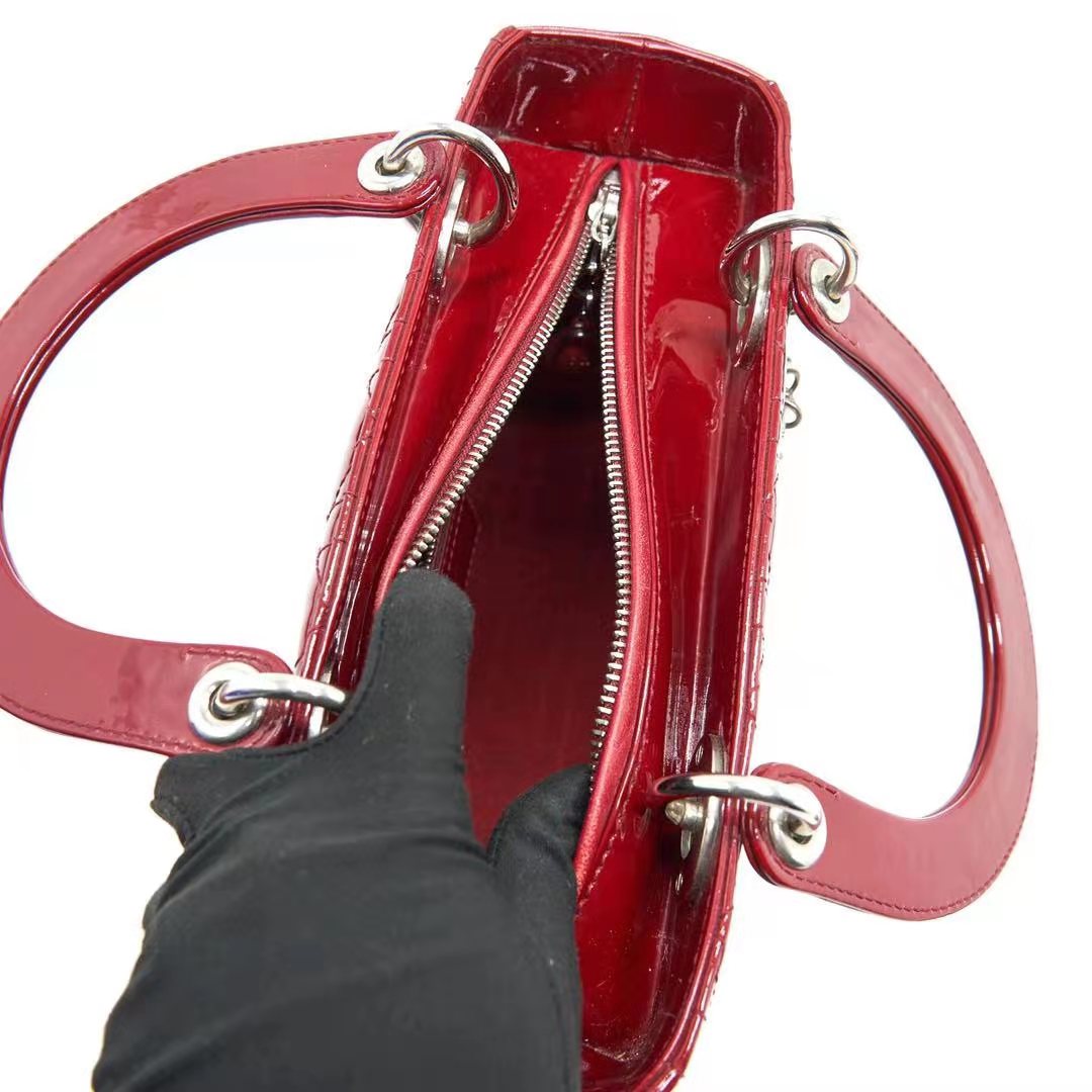christian-dior-medium-lady-dior-red-patent-leather-bag-shw