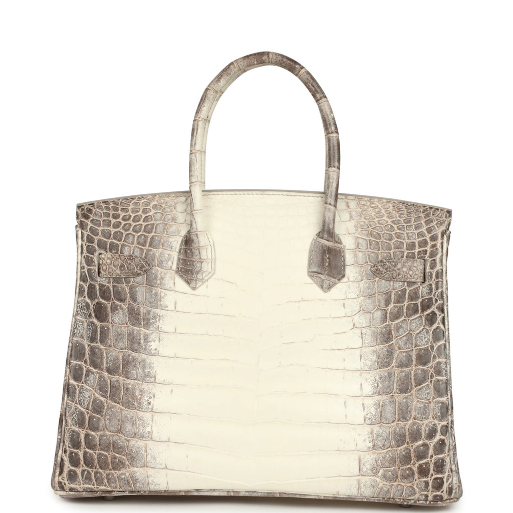 Birkin 30 Himalaya Niloticus Crocodile Palladium Hardware Bag