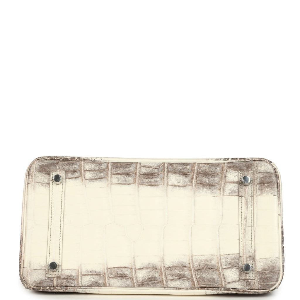 Birkin 30 Himalaya Niloticus Crocodile Palladium Hardware Bag
