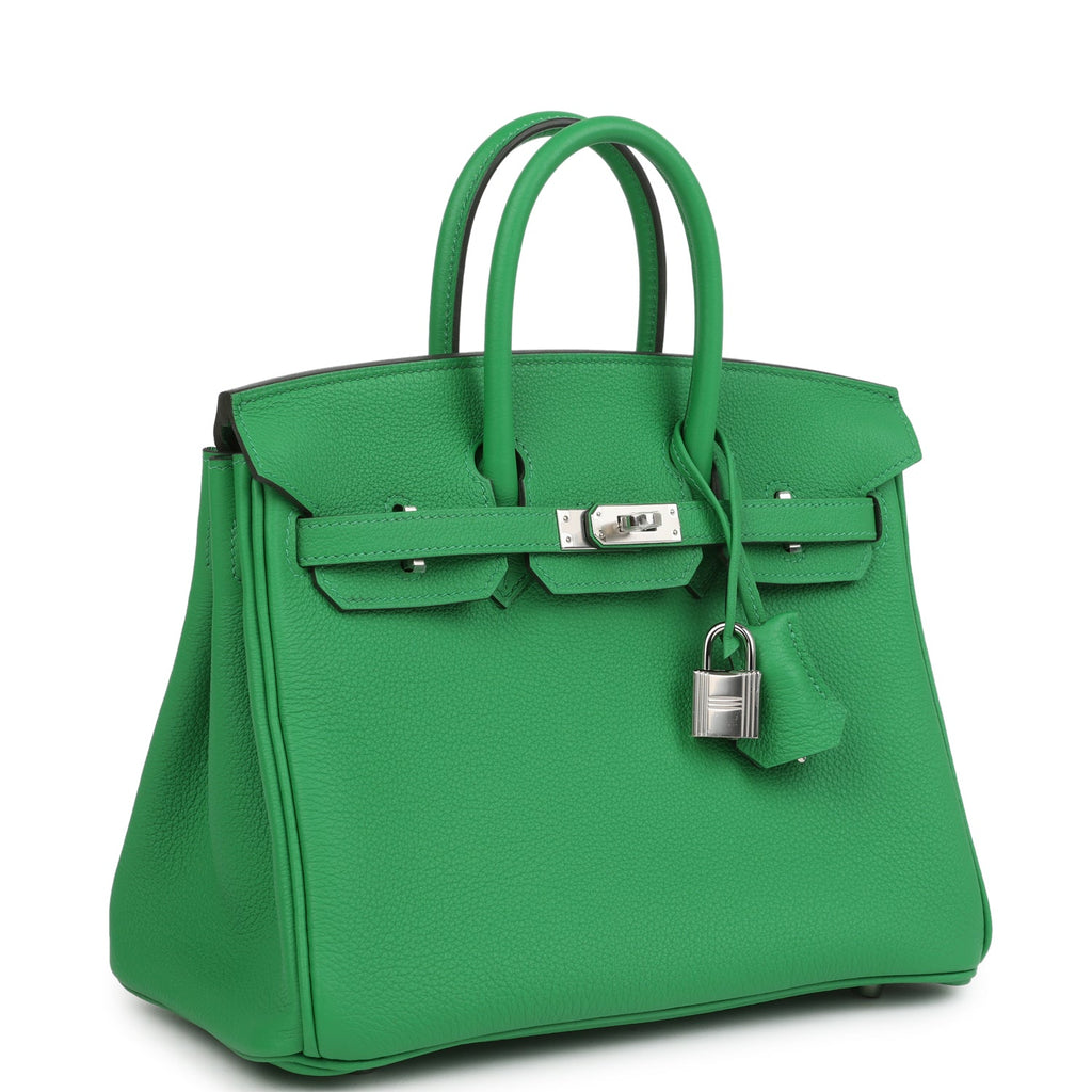 Birkin 25 Bambou Togo Palladium Hardware Bag