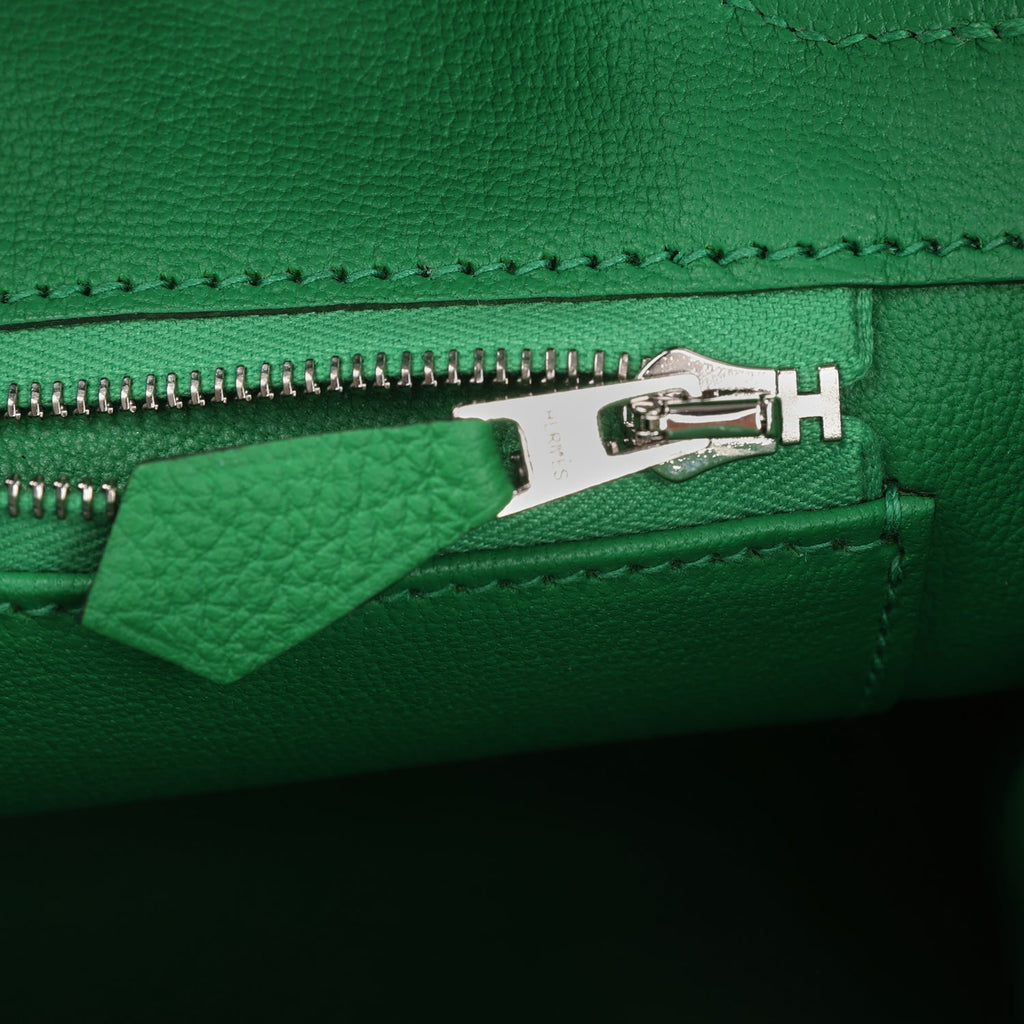 Birkin 25 Bambou Togo Palladium Hardware Bag