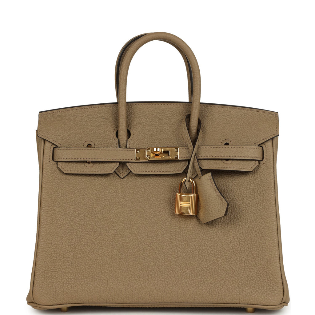 Birkin 25 Beige Marfa Togo Gold Hardware Bag