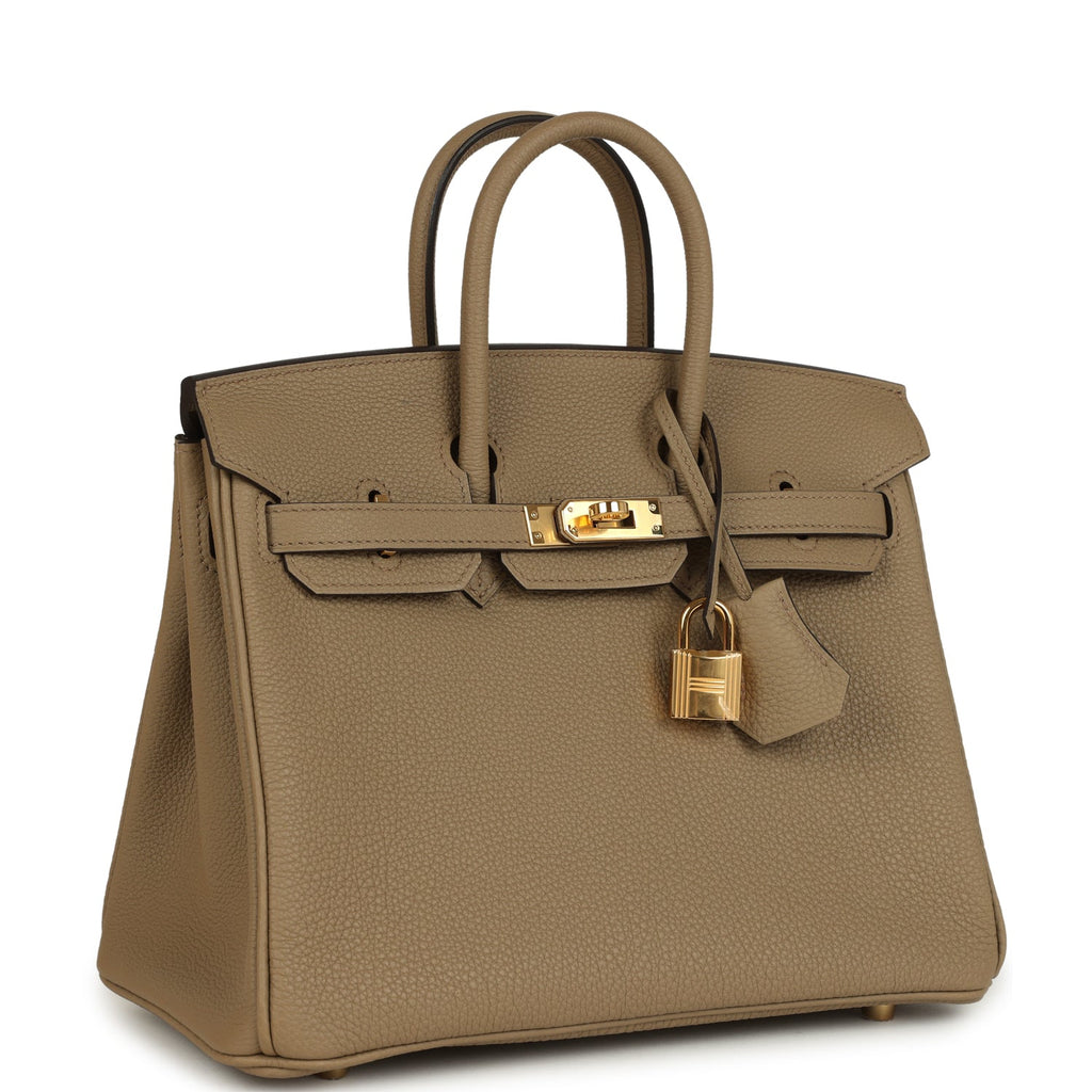 Birkin 25 Beige Marfa Togo Gold Hardware Bag