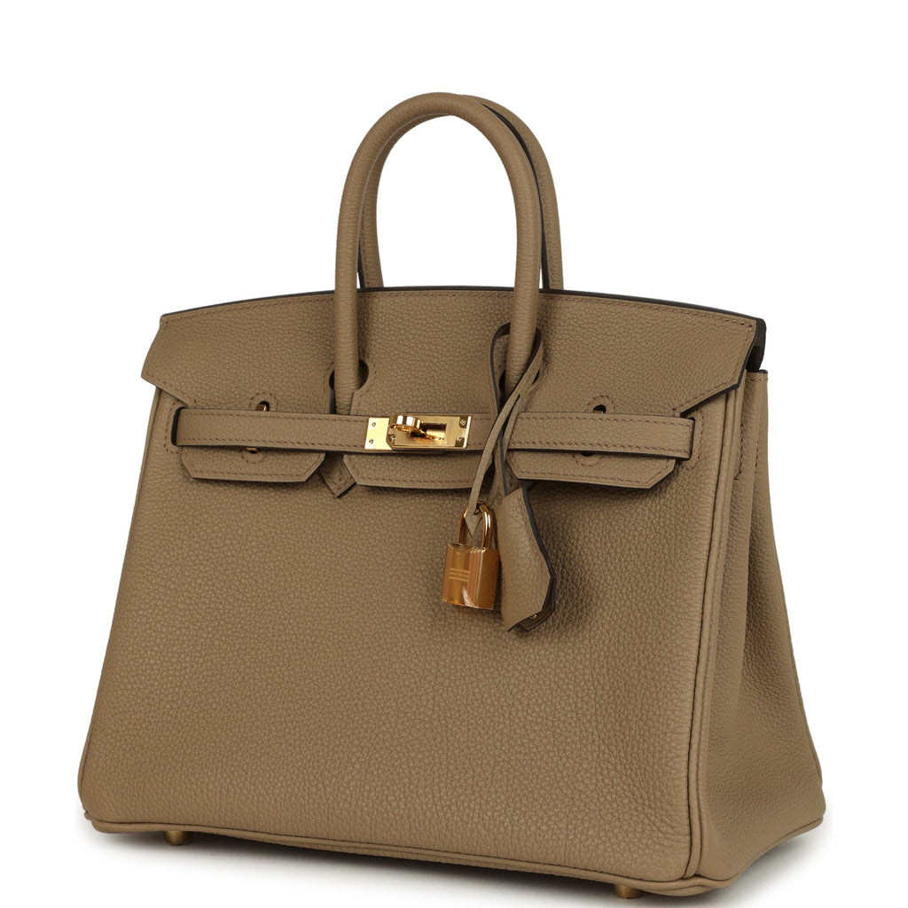 Birkin 25 Beige Marfa Togo Gold Hardware Bag