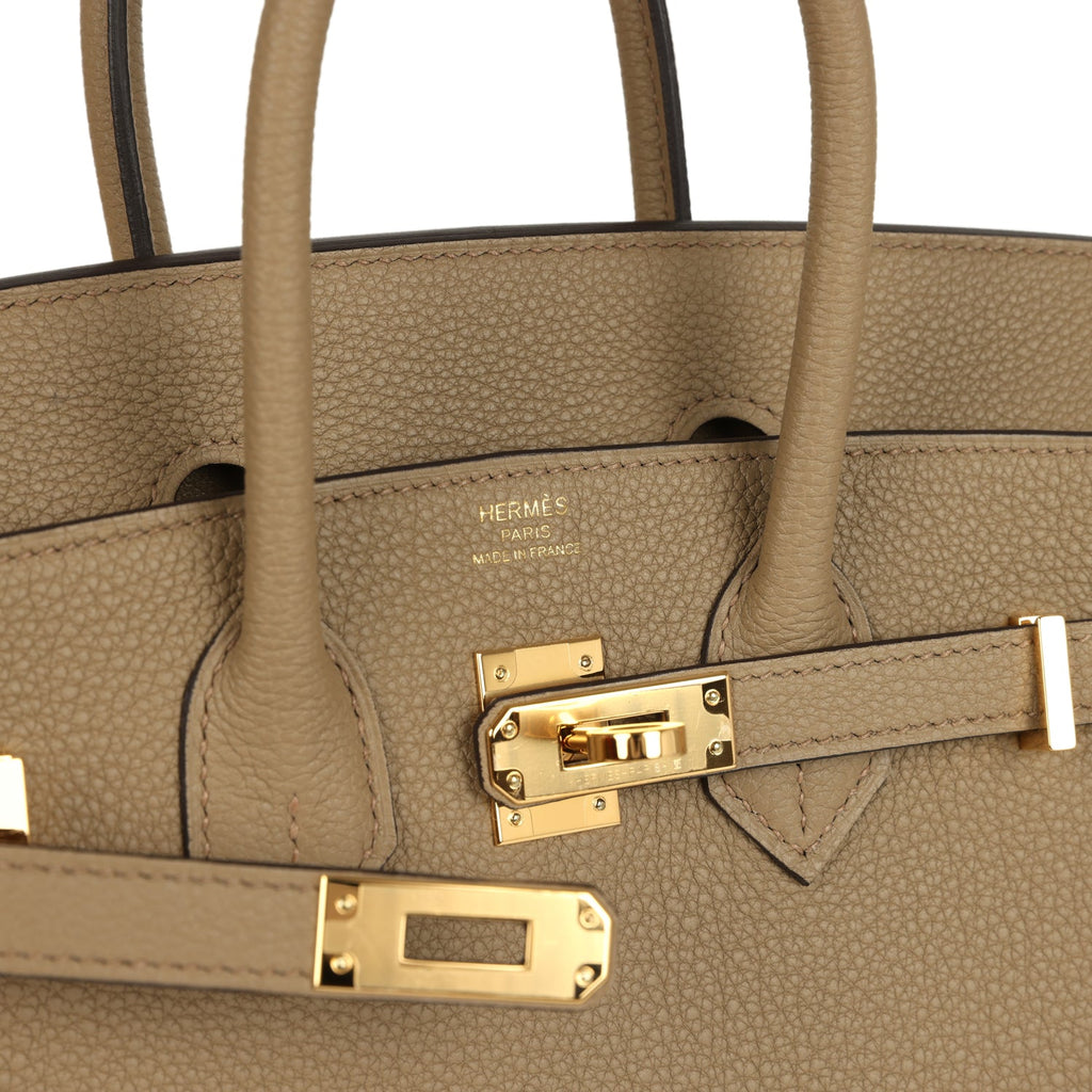 Birkin 25 Beige Marfa Togo Gold Hardware Bag