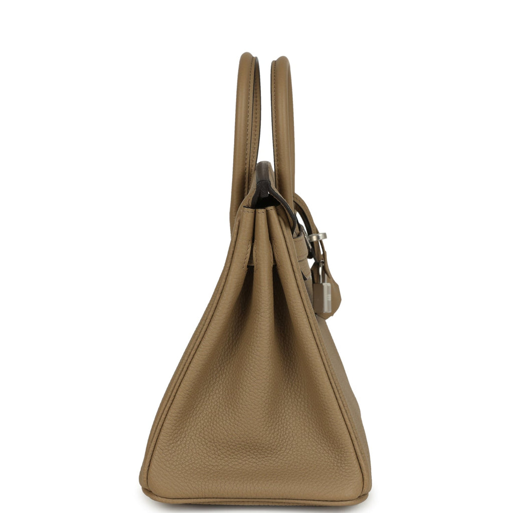 Birkin 25 Beige Marfa Togo Palladium Hardware Bag