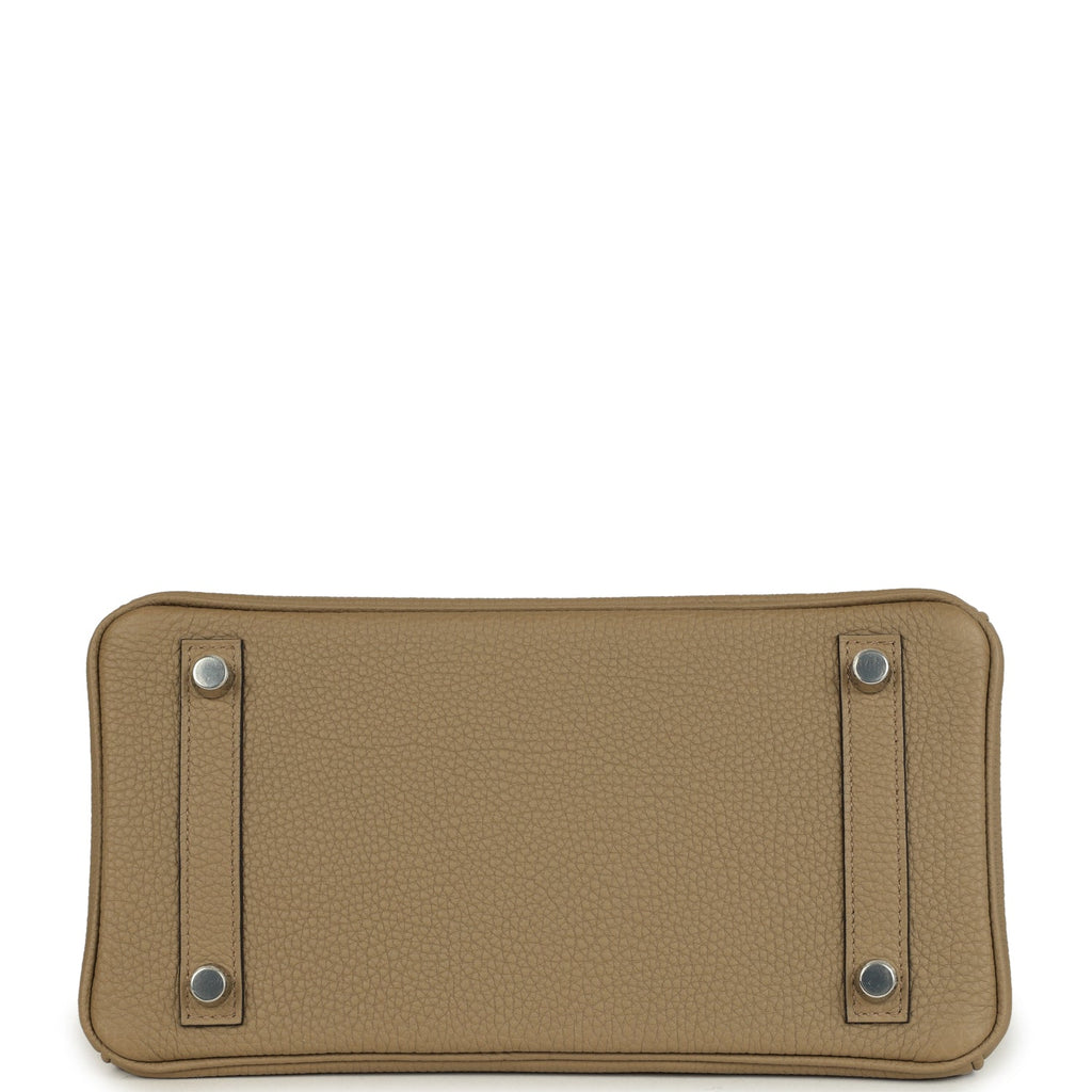Birkin 25 Beige Marfa Togo Palladium Hardware Bag