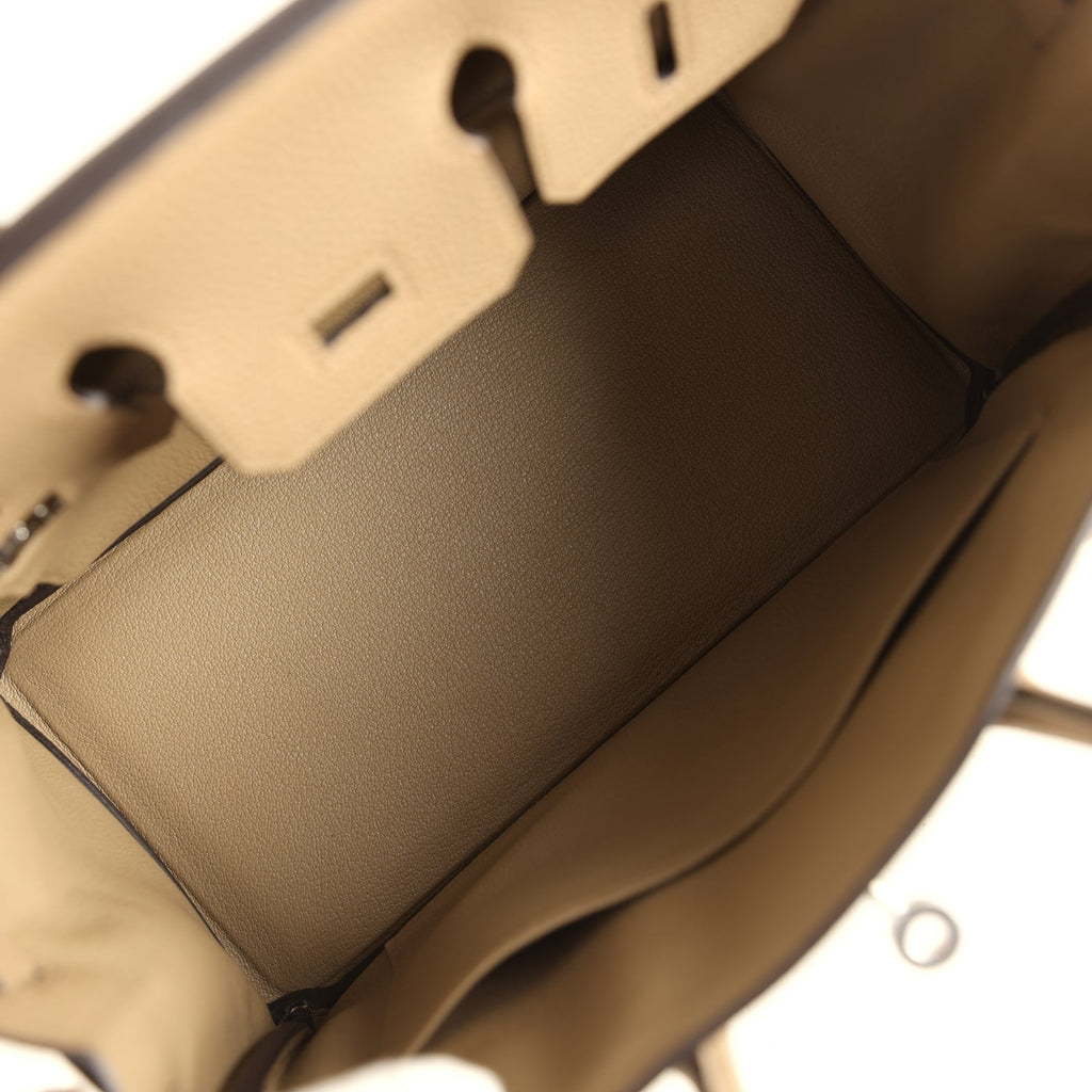 Birkin 25 Beige Marfa Togo Palladium Hardware Bag