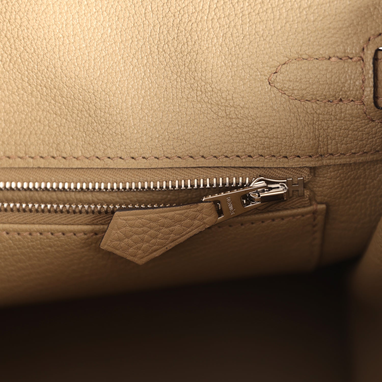 Birkin 25 Beige Marfa Togo Palladium Hardware Bag