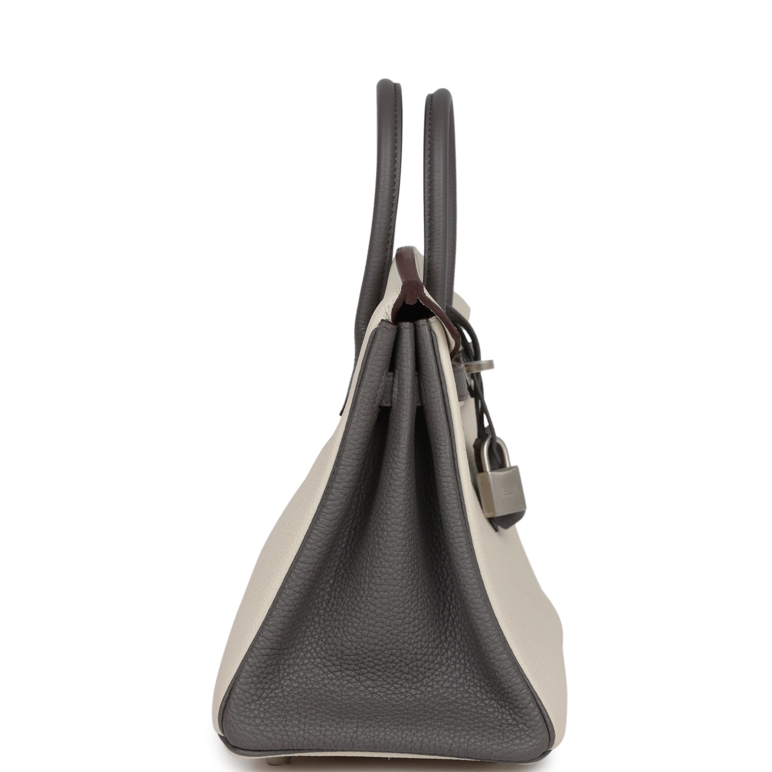 Birkin 25 Beton and Etain Togo Brushed Palladium Hardware Bag