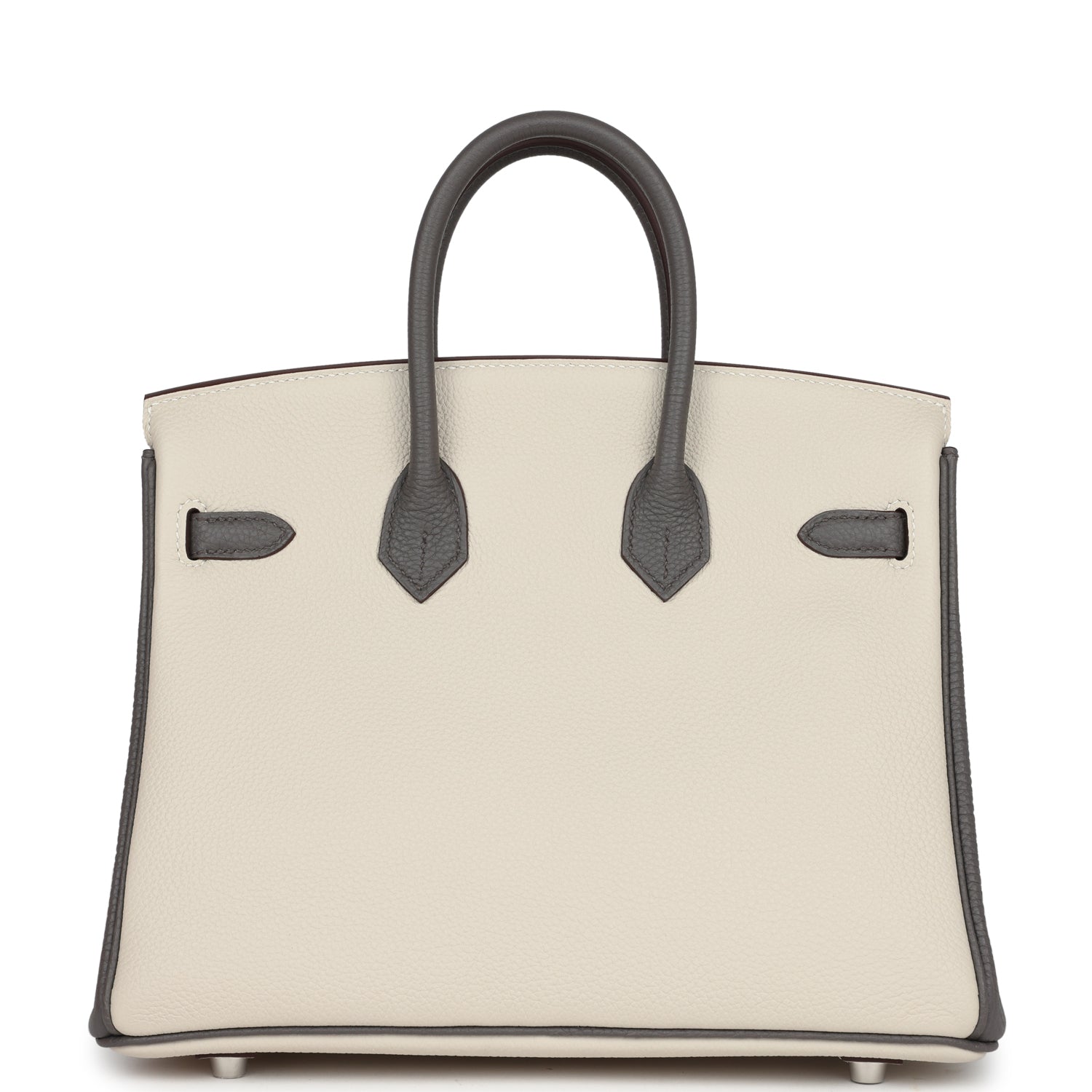 Birkin 25 Beton and Etain Togo Brushed Palladium Hardware Bag