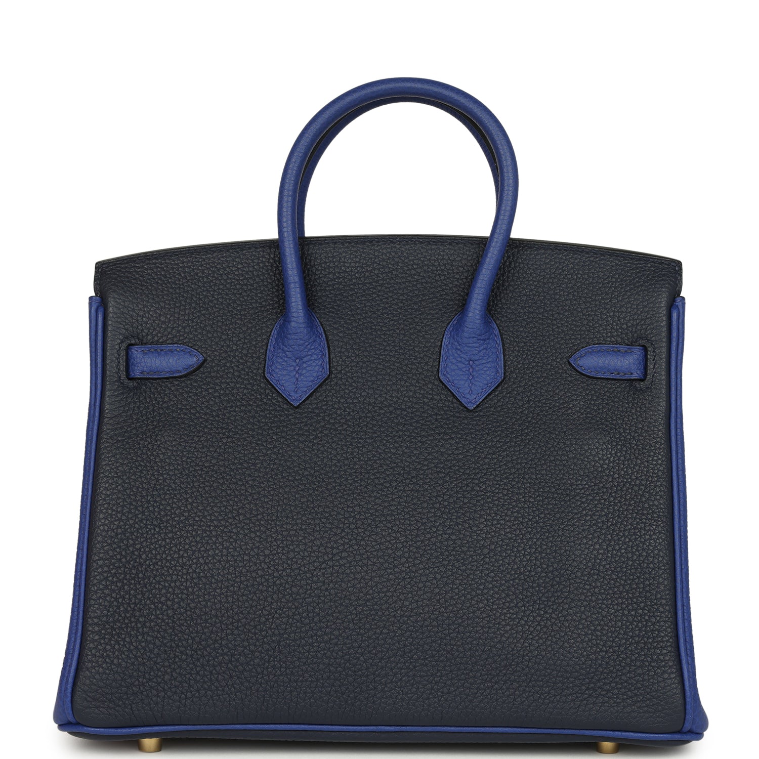 Birkin 25 Bi-Color Bleu Nuit and Bleu Electric Togo Brushed Gold Hardware Bag