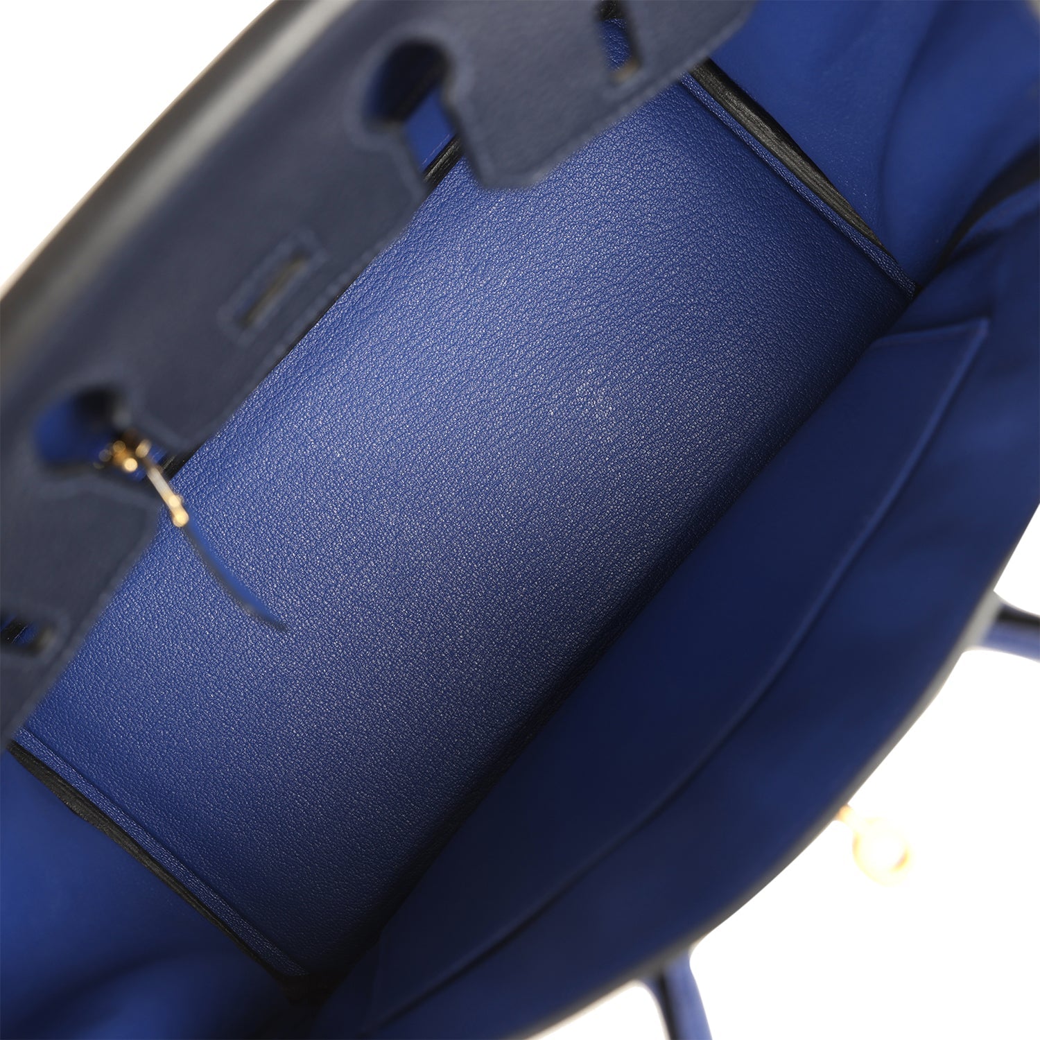 Birkin 25 Bi-Color Bleu Nuit and Bleu Electric Togo Brushed Gold Hardware Bag