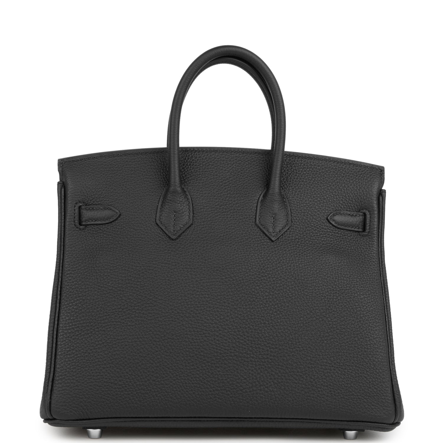 Birkin 25 Black Togo Brushed Palladium Hardware Bag