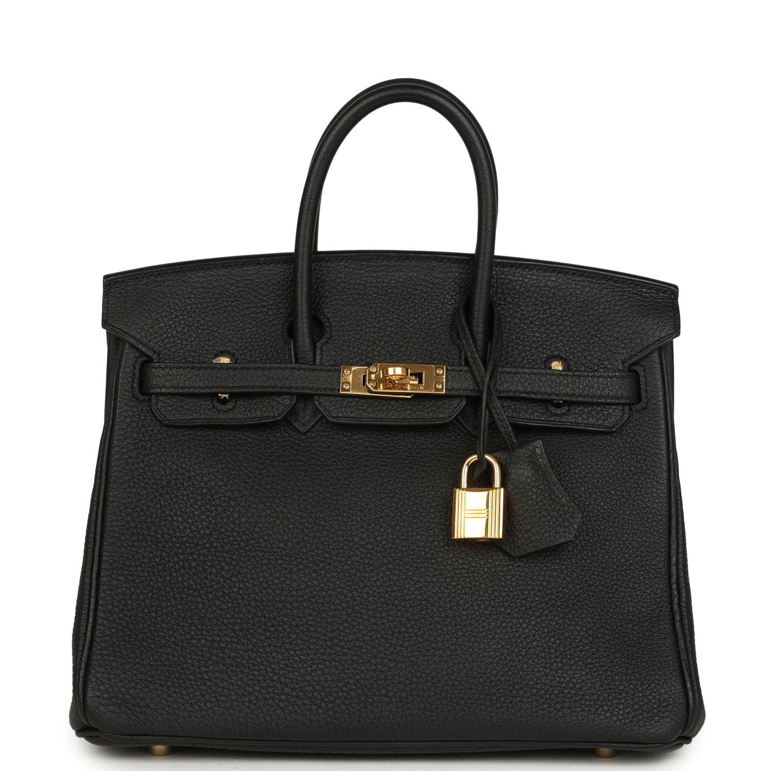 Birkin 25 Black Togo Gold Hardware Bag