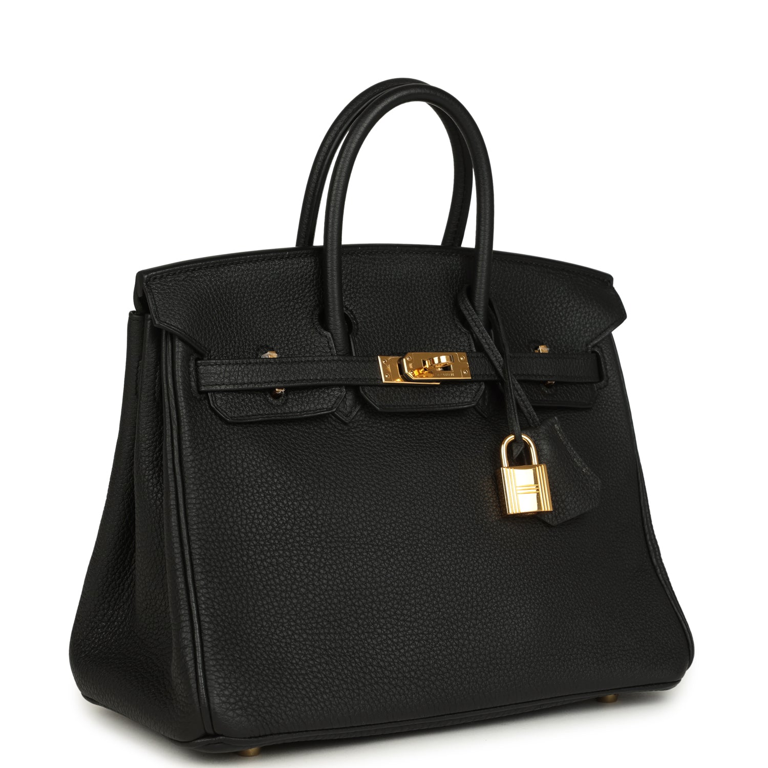 Birkin 25 Black Togo Gold Hardware Bag
