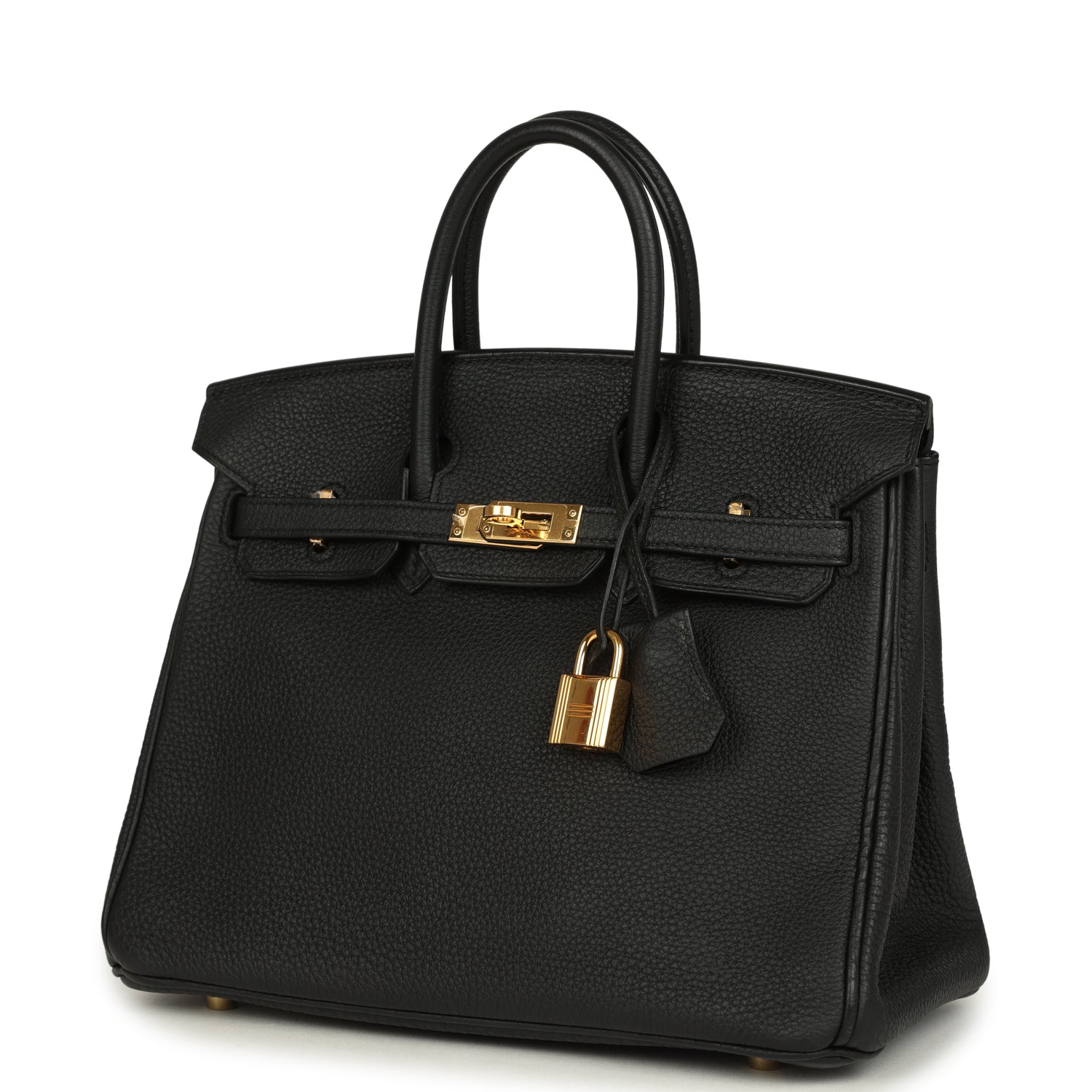Birkin 25 Black Togo Gold Hardware Bag