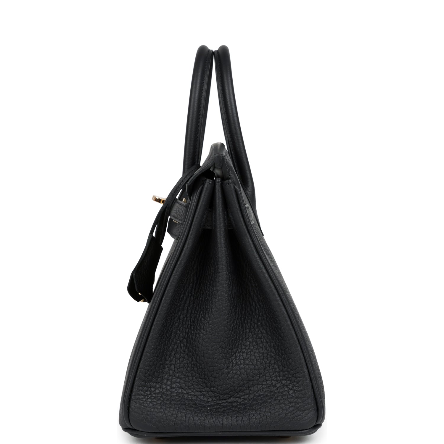 Birkin 25 Black Togo Permabrass Hardware Bag