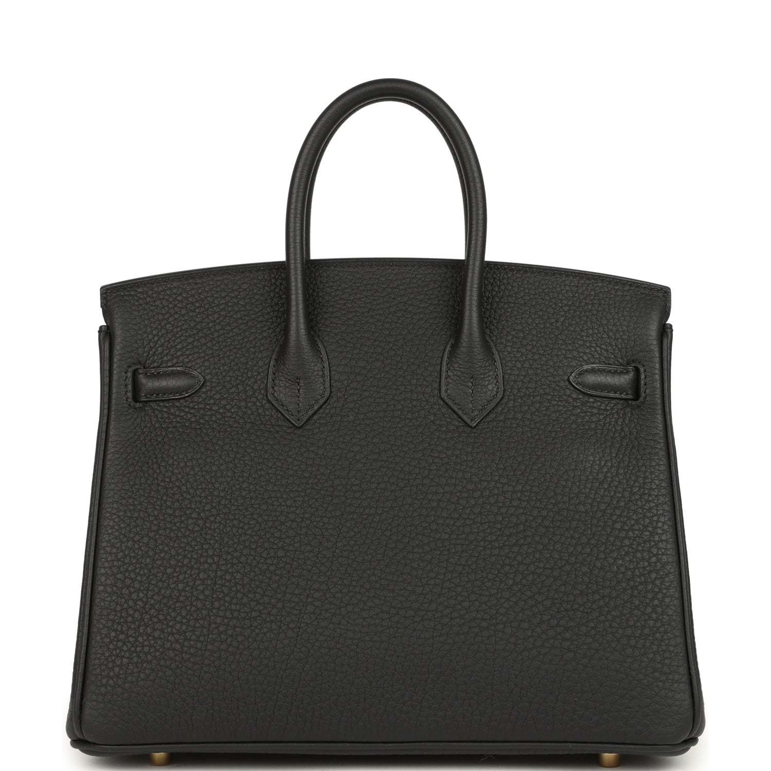 Birkin 25 Black Togo Permabrass Hardware Bag