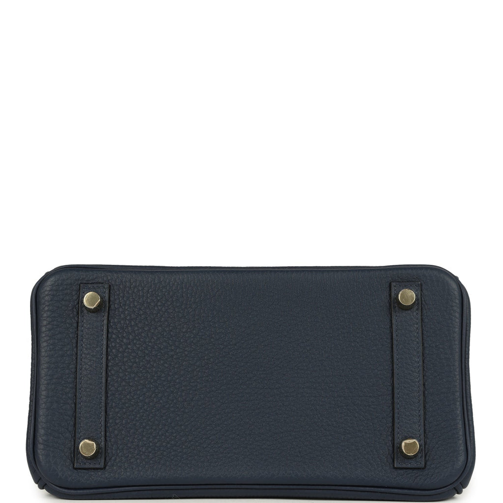 Birkin 25 Bleu Abysse Togo Gold Hardware Bag