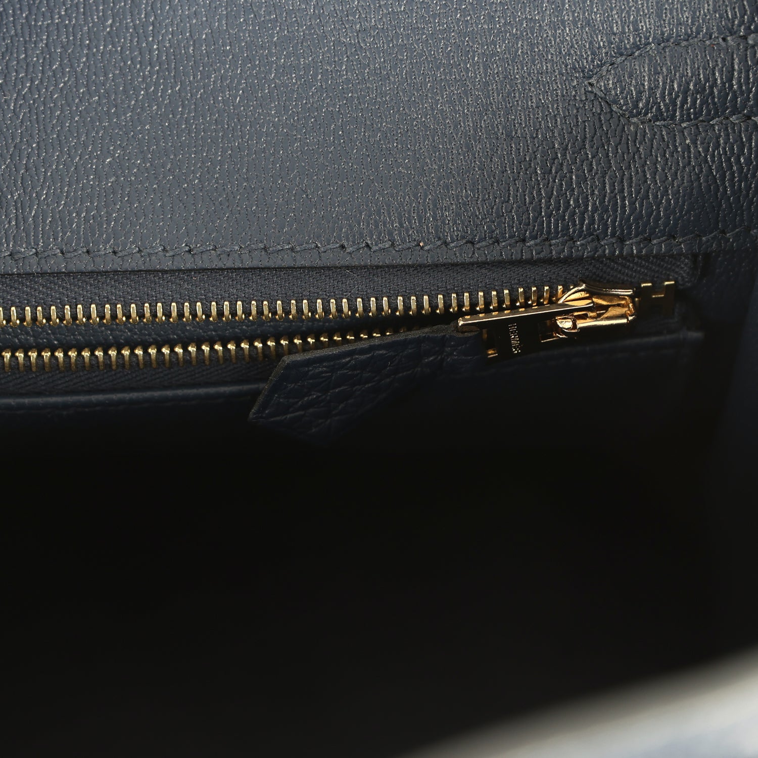Birkin 25 Bleu Abysse Togo Gold Hardware Bag