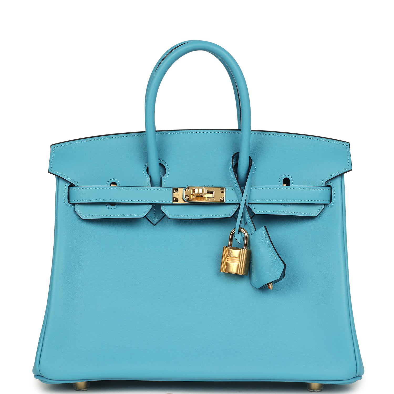 Birkin 25 Bleu Du Nord Swift Gold Hardware Bag