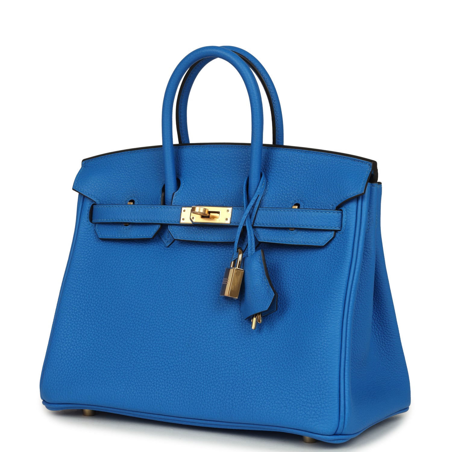 Birkin 25 Bleu Hydra Togo Gold Hardware Bag