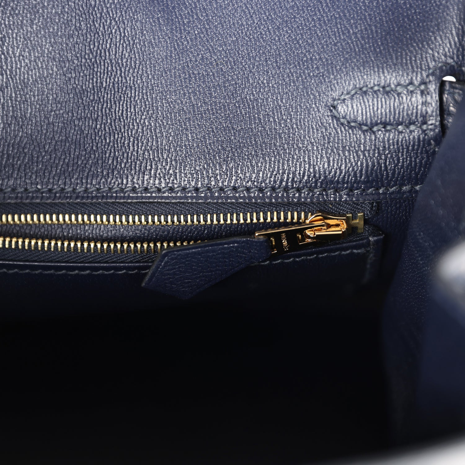 Birkin 25 Bleu Indigo Matte Alligator Gold Hardware Bag