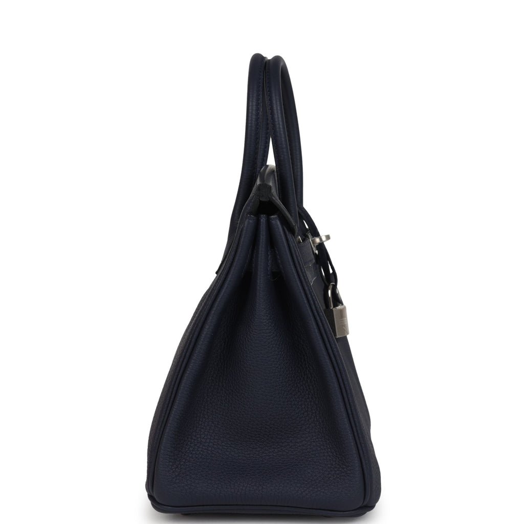 Birkin 25 Bleu Nuit Togo Palladium Hardware Bag