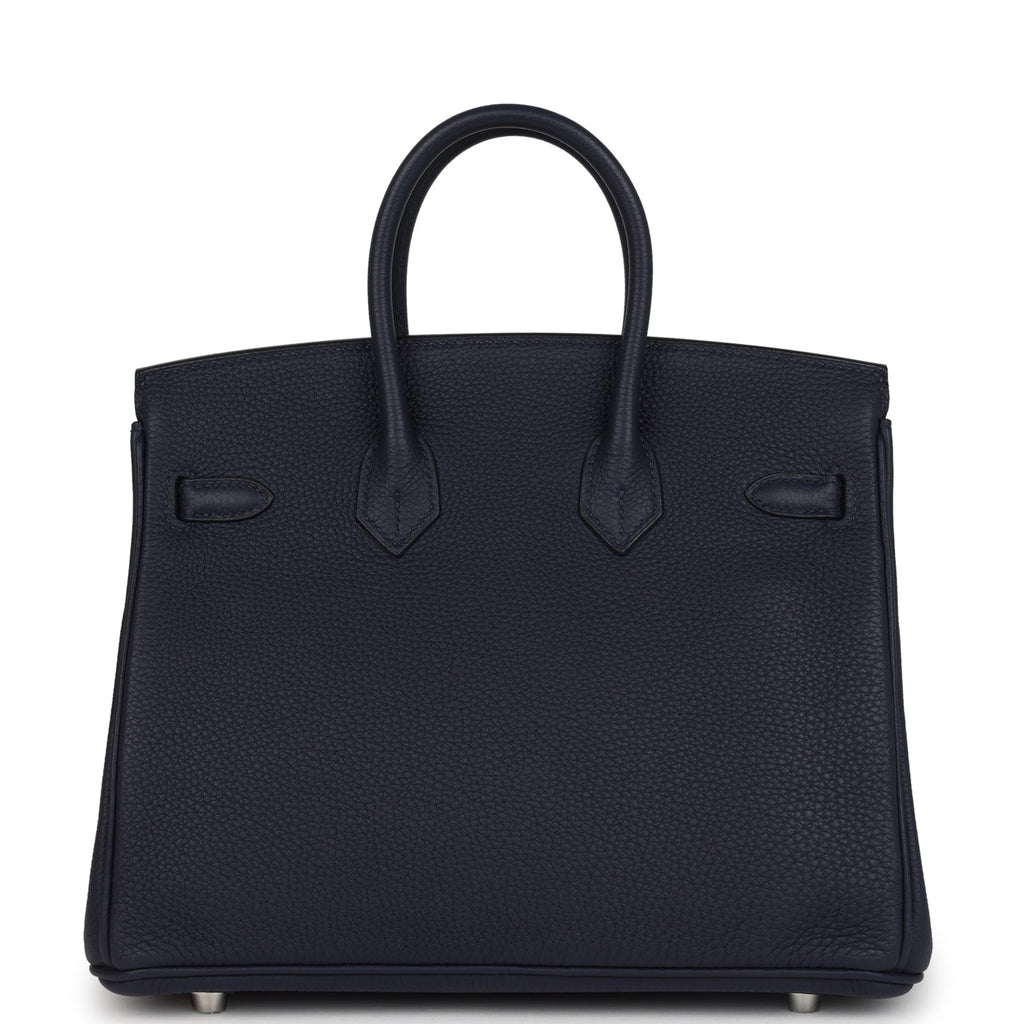 Birkin 25 Bleu Nuit Togo Palladium Hardware Bag