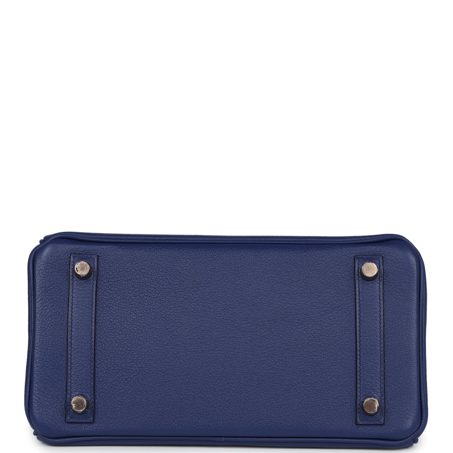 Birkin 25 Bleu Saphir Taurillion Novillo and Bleu Marine Matte Alligator Touch Rose Gold Hardware Bag