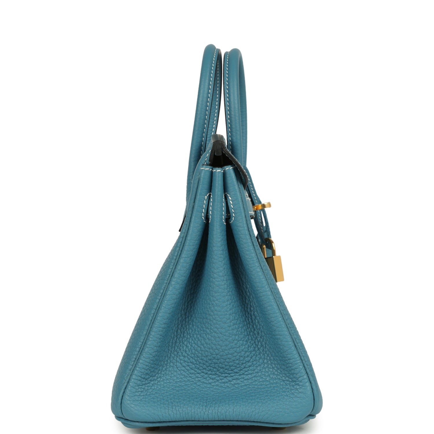 Birkin 25 Blue Jean Togo Gold Hardware Bag