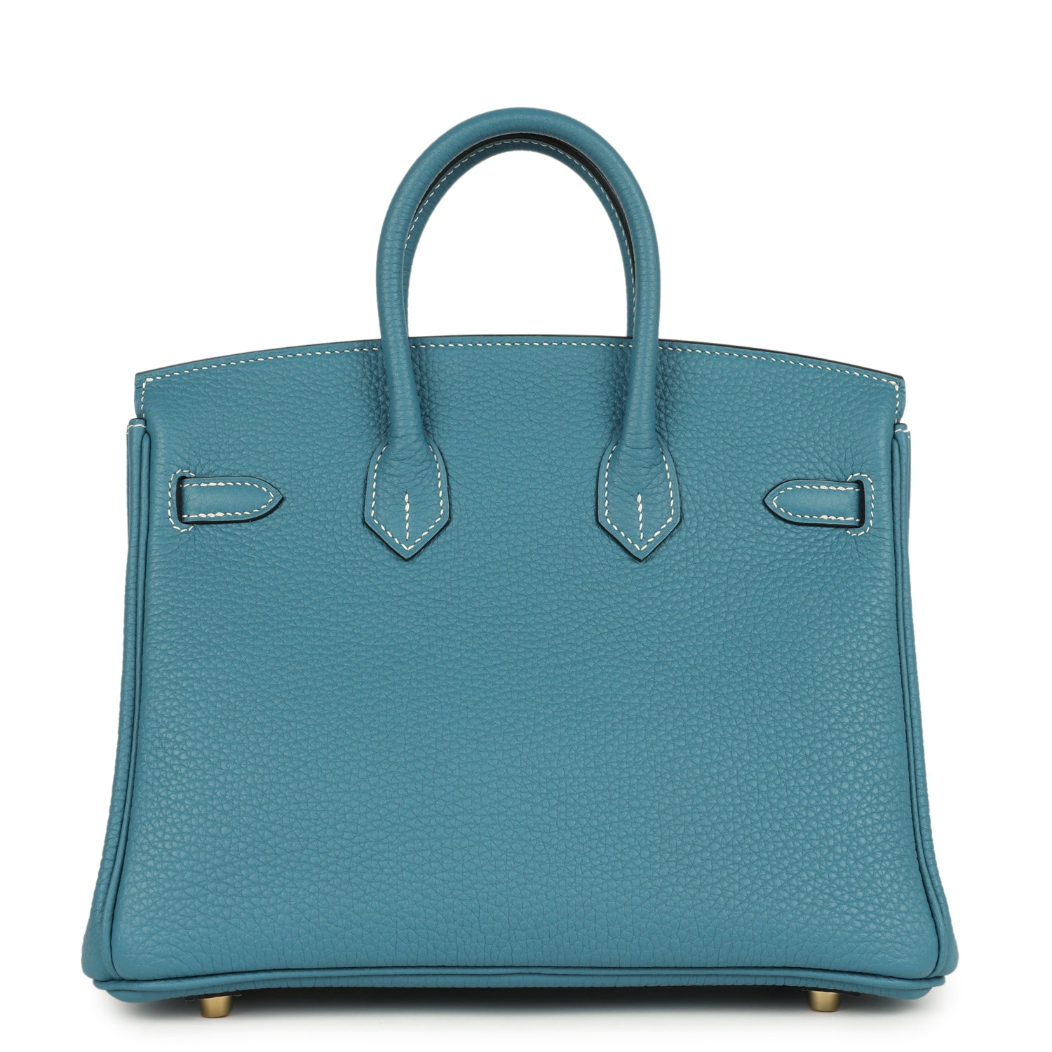 Birkin 25 Blue Jean Togo Gold Hardware Bag