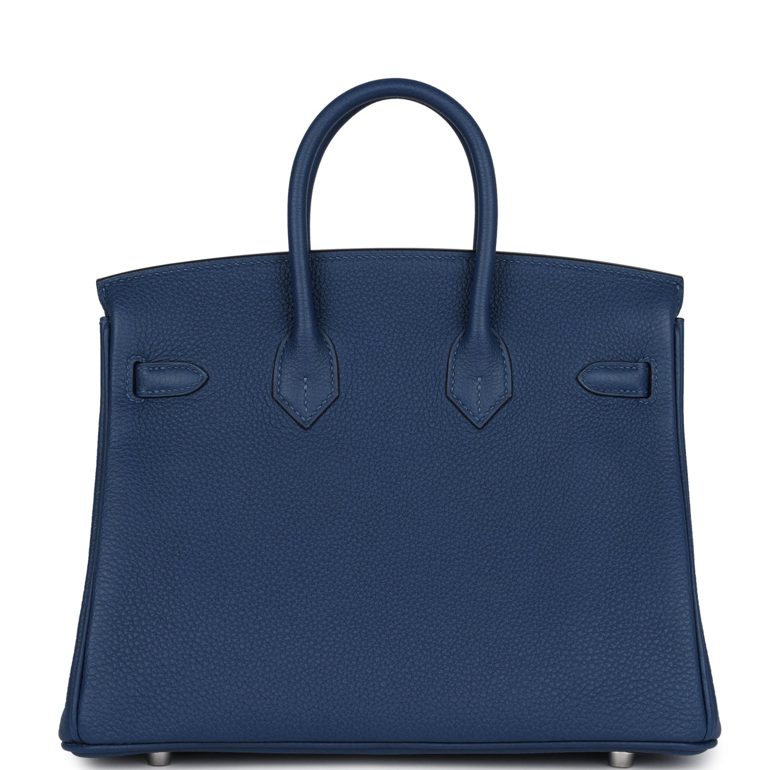 Birkin 25 Deep Bleu Verso Togo Palladium Hardware Bag