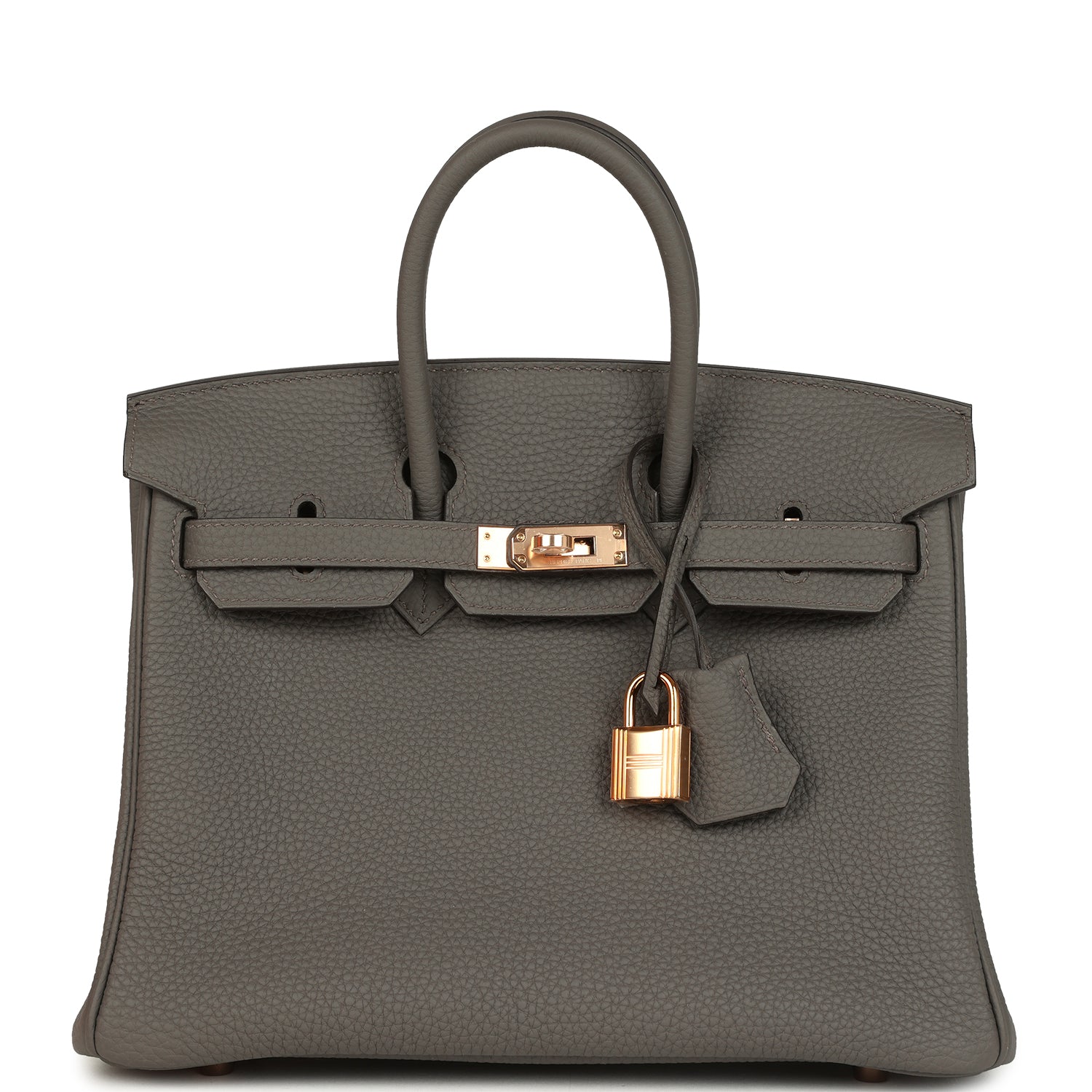 Birkin 25 Etain Togo Rose Gold Hardware Bag