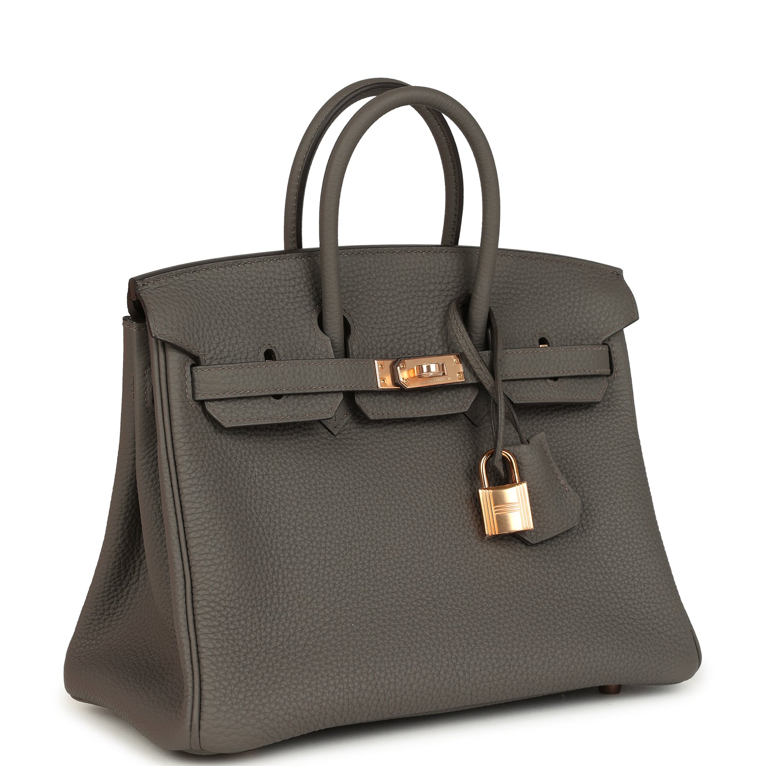 Birkin 25 Etain Togo Rose Gold Hardware Bag