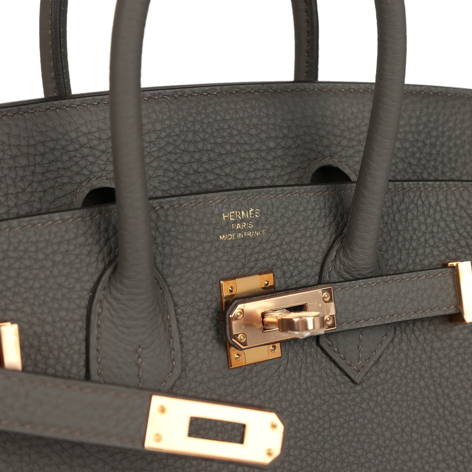 Birkin 25 Etain Togo Rose Gold Hardware Bag