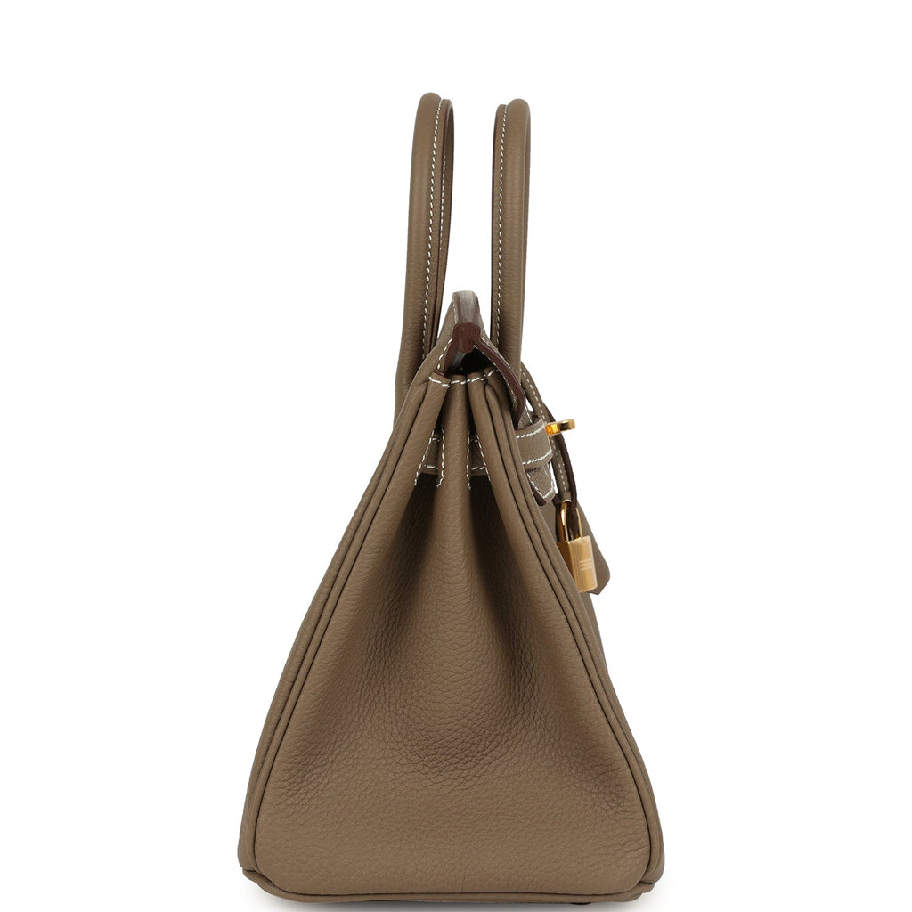 Birkin 25 Etoupe Togo Gold Hardware Bag