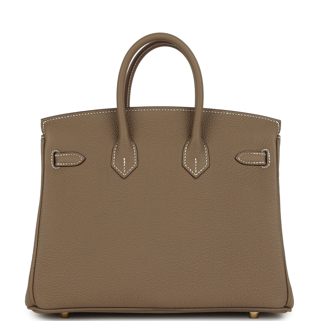 Birkin 25 Etoupe Togo Gold Hardware Bag