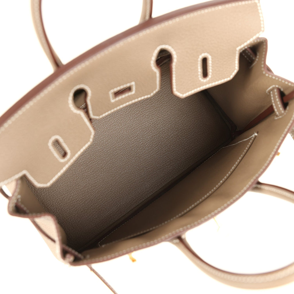 Birkin 25 Etoupe Togo Gold Hardware Bag