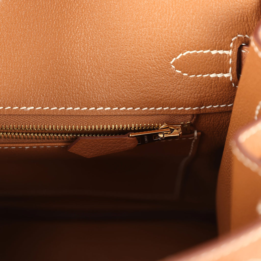 Birkin 25 Gold Togo Gold Hardware Bag