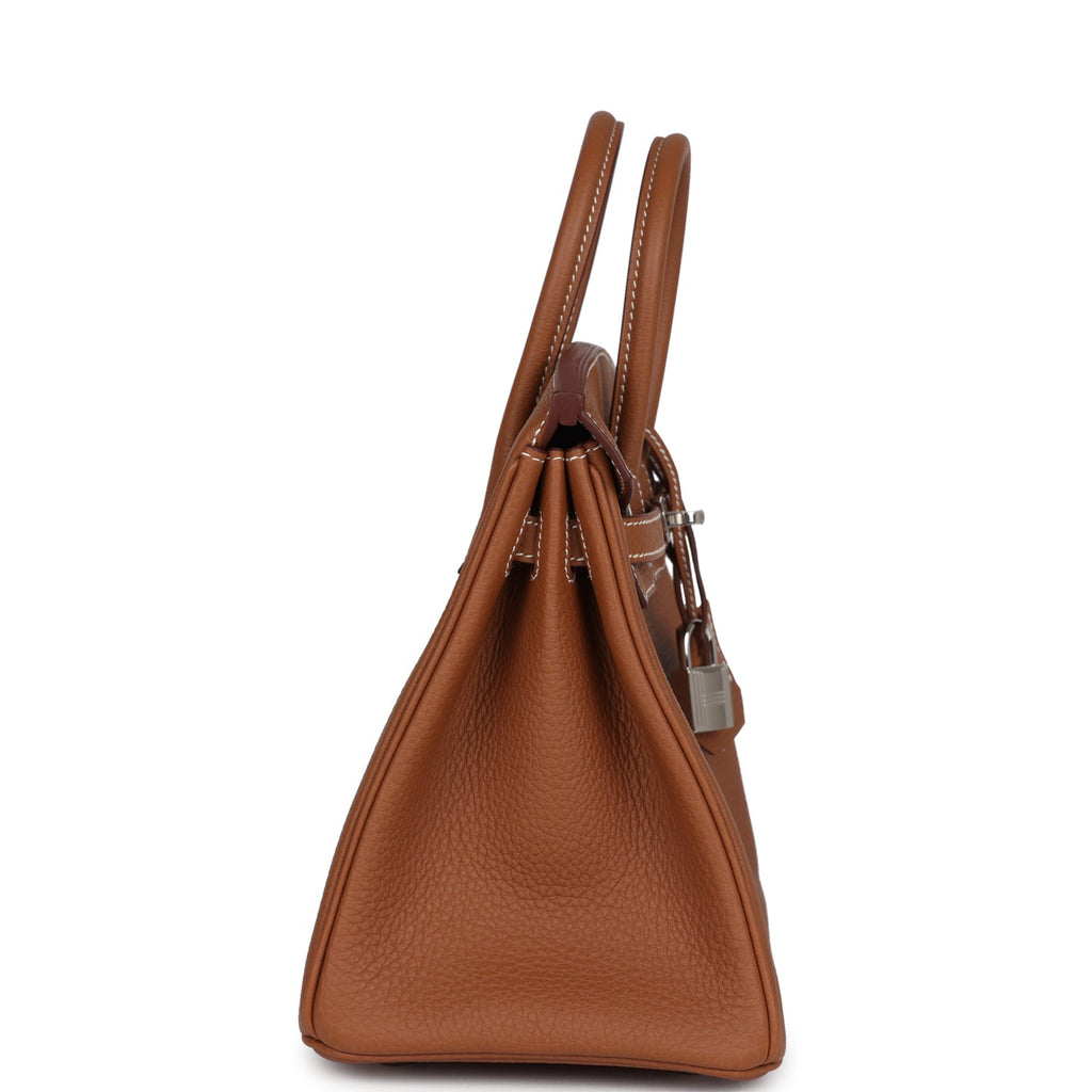 Birkin 25 Gold Togo Palladium Hardware Bag